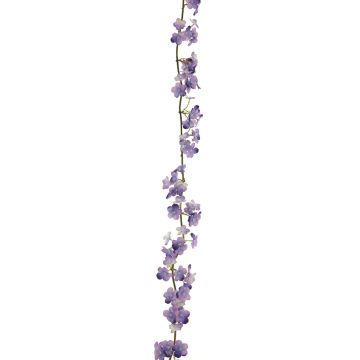 Guirnalda artificial de flor de cerezo YANZHEN con flores, púrpura, 160cm