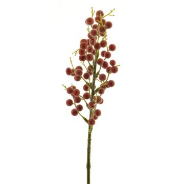 Rama artificial de saúco BEIYUN con frutos, roja, 40cm