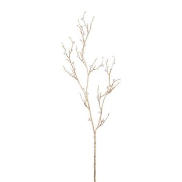 Rama decorativa falsa baya FRILOX con bayas, champán, 85 cm