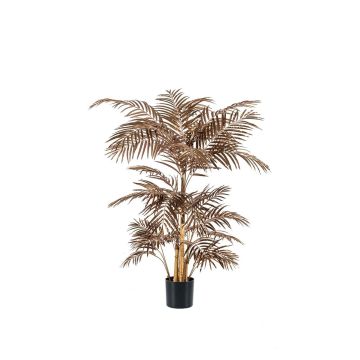 Palmera artificial Areca PARADISA, bronce metalizado, 145 cm
