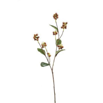 Rama artificial bayas de nieve ÜBBE con bayas, marrón, 70 cm
