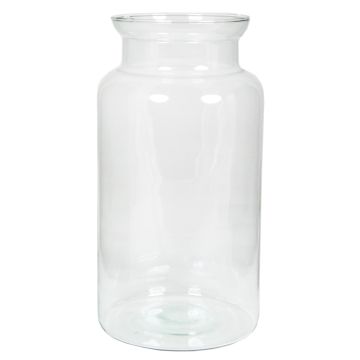 Jarrón de cristal KARIN OCEAN, transparente, 35 cm, Ø 19 cm