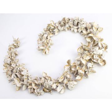 Decoración para esparcir en forma de cuencos de fruta CANDY, algodón, blanco encalado, 4 cm, Ø 6 cm