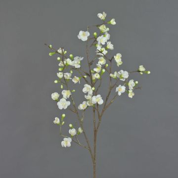 Rama de flor de manzano artificial SADAKA con flores, crema, 100 cm