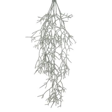 Cactus artificial de rhipsalis LONNI, varilla, gris, 75cm