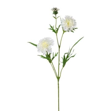 Rama artificial de aciano BLURKE, blanco, 70 cm