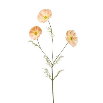 Rama decorativa con adornos BRALTO, melocotón, 80 cm