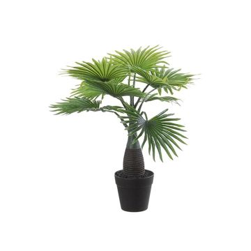 Livistona rotundifolia artificial DAROKO en maceta decorativa, 45cm