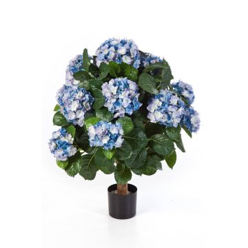 Hortensia flor artificial HARUKA con tallo, azul, 60cm, Ø9-16cm