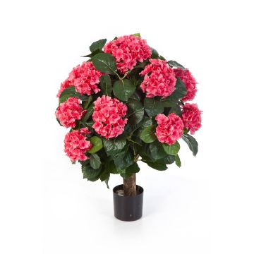 Hortensia flor artificial HARUKA con tallo, rosa, 60cm, Ø9-16cm