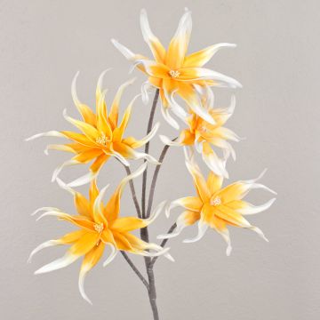Lirio artificial CÄCILIA, amarillo-blanco, 115cm, Ø13-20cm