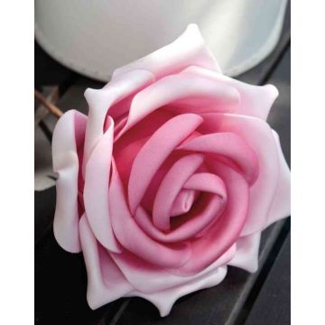 Rosa artificial REGINE, rosa, 30cm, Ø16cm