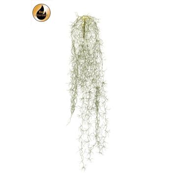 Suculenta artificial Tillandsia usneoides GRALER, varilla, difícilmente inflamable, gris, 90 cm