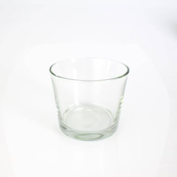 Jardinera de cristal ALENA, transparente, 12,5cm, Ø14,5cm