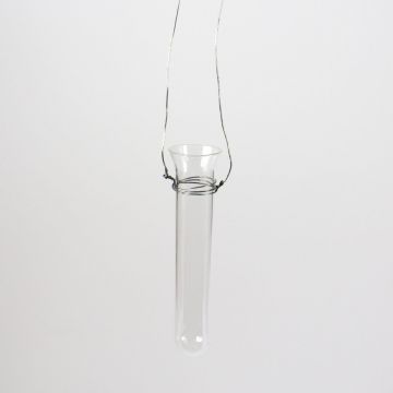 Tubo de ensayo con alambre MILO, transparente, 11,5cm, Ø2cm