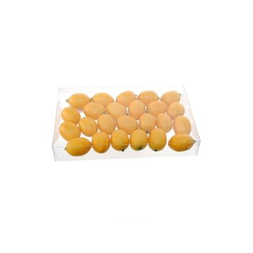 Limón artificial ALAINU, 24 piezas, amarillo, 3cm, Ø2,8cm
