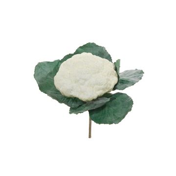Coliflor artificial GUSTL, blanco-verde, 15cm, Ø15cm