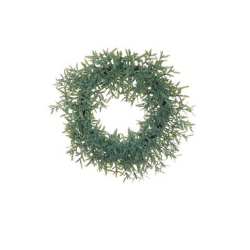 Corona decorativa de lavanda LIZZIE, verde, Ø28cm