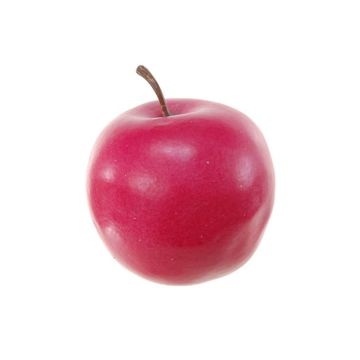 Manzana decorativa HENNY, rosa-rojo, 7cm, Ø6,5cm