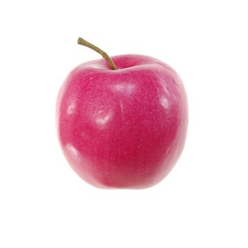 Manzana decorativa HENNY, rosa-rojo, 8,5cm, Ø8cm