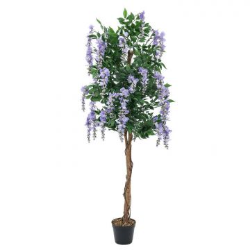 Citiso artificial LESLIE, tronco natural, flores, lila, 150cm