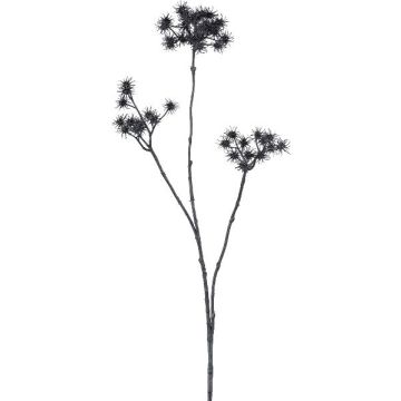 Rama artificial de zanahoria silvestre ZAHLERY, negra, 85 cm