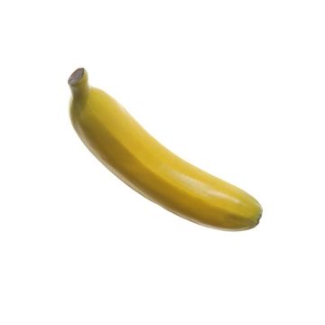 Plátano decorativo ODILA, amarillo, 18cm