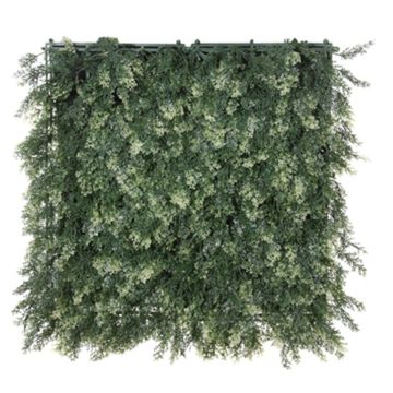 Seto / Esterilla de plástico de Asparagus acutifolius HOTARU, verde, 50x50cm