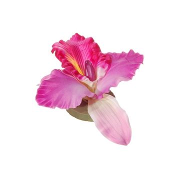 Orquídea Dendrobium Sonia artificial CERIN, flotante, violeta-rosa, Ø14cm