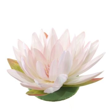 Flor de loto artificial SUADO, flotante, rosa pálido, Ø14cm