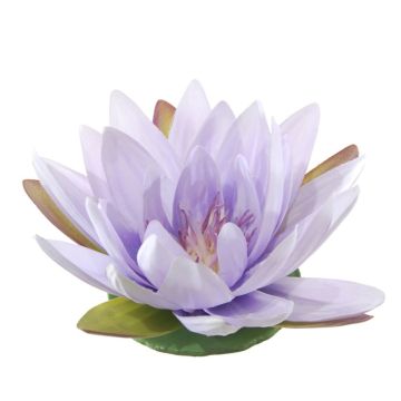 Flor de loto artificial SUADO, flotante, violeta, Ø14cm