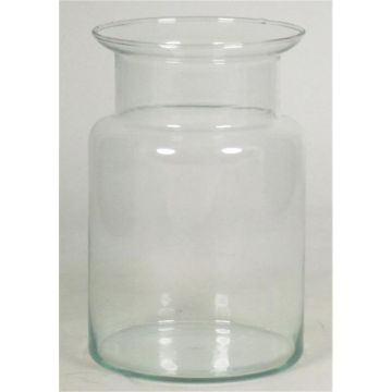 Portavelas HANNA OCEAN, transparente, 19 cm, Ø 14,5 cm