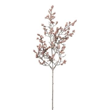 Rama artificial fruta FREMOR con bayas, malva, 50 cm
