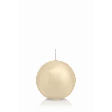 Vela redonda de cera MAEVA, crema, Ø7cm, 16h - Made in Germany Vela redonda de cera MAEVA, crema, Ø7cm, 16h - Made in Germany