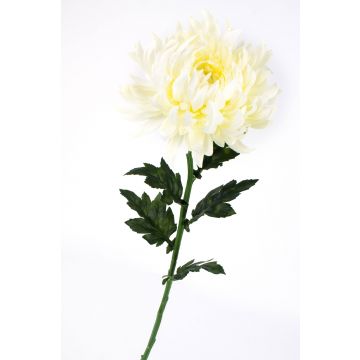 Crisantemo flor artificial KESARA, crema, 65cm, Ø16cm