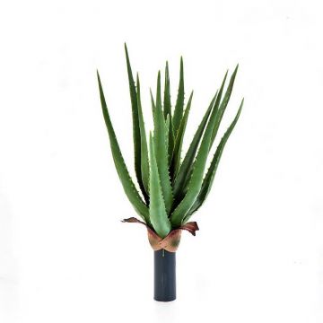 Aloe artificial ALEYNA, en vara de fijación, verde, 40cm, Ø25cm