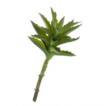 Sábila artificial JAMINO, en vara de fijación, verde, 25cm, Ø10cm