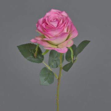 Rosa sintética SIMONY, rosa-fucsia, 45cm, Ø8cm