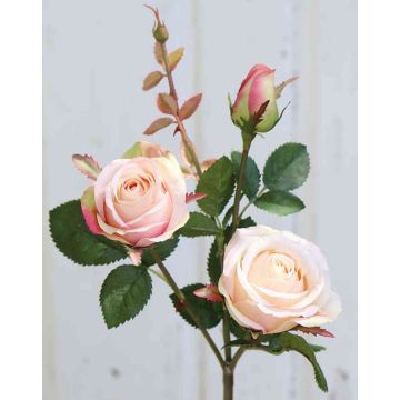 Rosa artificial DELILAH, rosa albaricoque, 55cm, Ø6cm