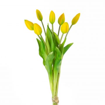 Ramo de tulipanes sintético LONA, amarillo-verde, 45cm, Ø20cm