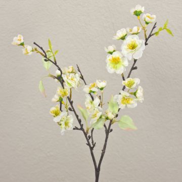 Rama de cerezo artificial SOEY con flores, crema-blanco, 45 cm