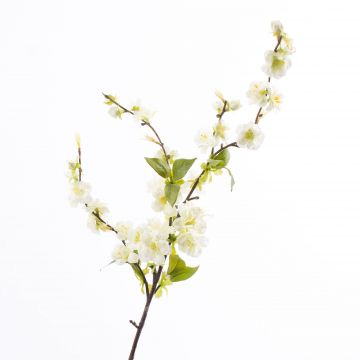 Rama de cerezo artificial VALESKA con flores, blanco, 85cm