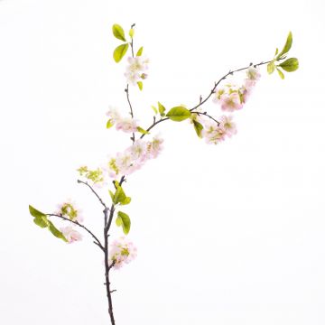 Ramillete de cerezo artificial VALESKA, con flores, rosa, 105cm