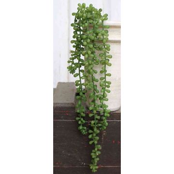 Planta colgante de senecio artificial TERRI, en vara de fijación, verde, 50cm