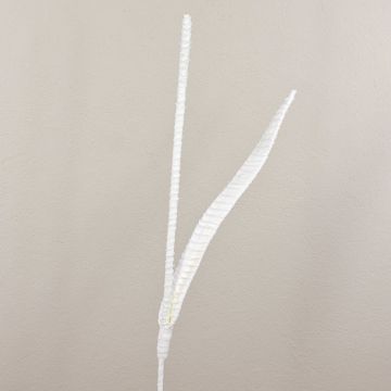 Hojas artificiales de Aloe aristata ALESANDRO, brillo, blanco, 95cm