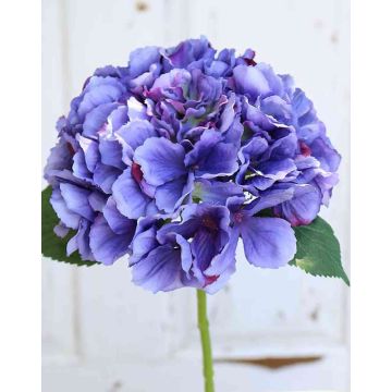 Hortensia artificial MALENA, azul-rosa, 40cm, Ø19cm
