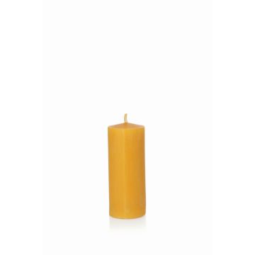 Vela de pilar de cera de abejas BABETTE, amarillo-natural, 12cm, Ø5cm, 36h - Made in Germany Vela de pilar de cera de abejas BABETTE, amarillo-natural, 12cm, Ø5cm, 36h - Made in Germany