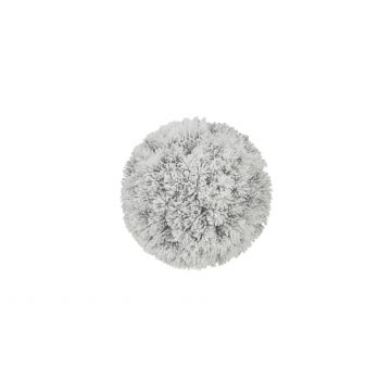 Bola de pino de plástico ALESSIA, nevado, blanco, Ø20cm
