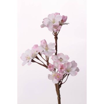 Rama manzano artificial OCHUKO, con flores, blanco-rosa, 35cm
