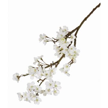 Rama de manzano artificial LINDJA, con flores, blanco, 105cm